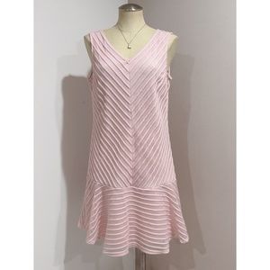 Wardrobe A Women’s Pink Lace Sleeveless Flirty Flare Dress Size 8